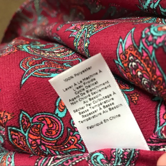 Talbots Silky Ruffled Top - Picture 6 of 6